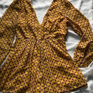 Henri Girl Abstract Romper